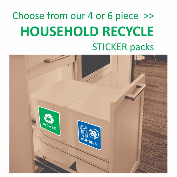 Household Recycling Stickers